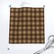 Plaid Brown Antique Check Old Tartan Earth Tone Dark Academia Gingham Custom Removable Wallpaper by Spoonflower Peel & Stick Wallpaper 2FT Wide